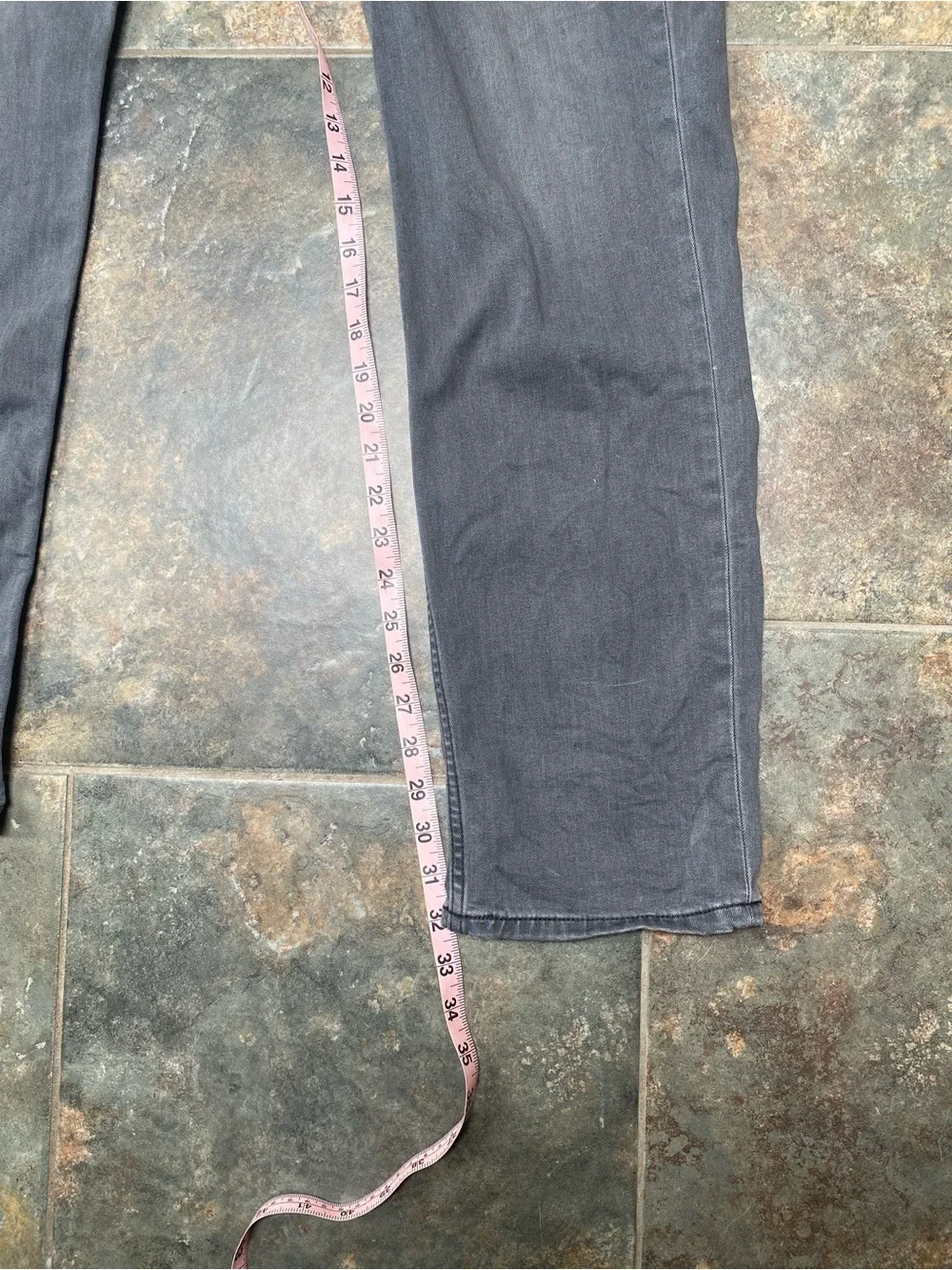 PAIGE Men's Slim Straight Lennox Jeans in Washed Charcoal